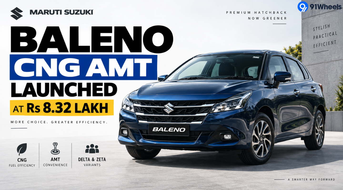 Maruti Suzuki Baleno CNG AMT Launched At Rs 8.32 Lakh 